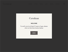 Tablet Screenshot of ceruleanwine.com